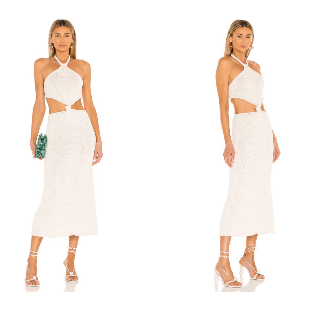 Cult Gaia Cameron Dress In Off White Size Xl $450